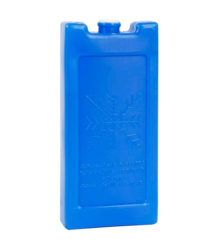 Tradineur - Acumulador de frío para neveras portátiles, plástico, placas de hielo refrigerante para bolsas de frío, playa, acampada (Azul, 200 ml, modelo aleatorio)