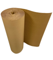 Tradineur - Rollo de cartón ondulado flexible, espesor de 2 mm, bobina de pintor, protector para cubrir suelos, embalaje, 90 cm x 10 m