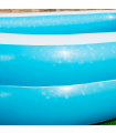 Tradineur - Piscina rectangular hinchable 262 x 175 x 51 cm, piscina inflable 778 litros, paredes extra anchas, exterior, jardín, patio, fácil de montar, azul