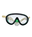 Tradineur - Set de gafas de buceo con tubo, Protección UV, Diseño estilo aviador, Fabricadas en PVC, Medida ajustable. Surtido