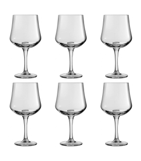 Set de 6 copas para combinados, cocktails, cristal liso, modelo arome, diseño sofisticado y elegante, aptas para lavavajillas (67 cl, 21,5 cm)