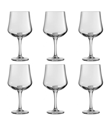 Set de 6 copas para combinados, cocktails, cristal liso, modelo arome, diseño sofisticado y elegante, aptas para lavavajillas (67 cl, 21,5 cm)