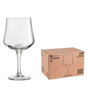 Set de 6 copas para combinados, cocktails, cristal liso, modelo arome, diseño sofisticado y elegante, aptas para lavavajillas (67 cl, 21,5 cm)