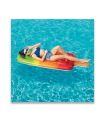 Tradineur - Colchoneta para Nadar, Tumbona Hinchable con Forma de Helado, Flotador Inflable de Natación Material de Vinilo. 185 x 89 cm Fiesta/Playa/Piscina/Verano