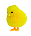 Tradineur - Pollito antiestrés  - Poliuretano blando - Bola calmante para aliviar el estrés, regalo original - Ø 8,5 cm - Color amarillo