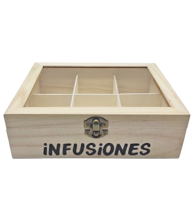 Caja de madera "Infusiones"...