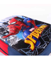 Tradineur - Mochila azul y roja para niños en 3D con diseño de Spiderman, ideal para la escuela. Medidas de 25 x 31 x 10 cm para colgar en la espalda. Bolsa Spiderman Licencia Marvel