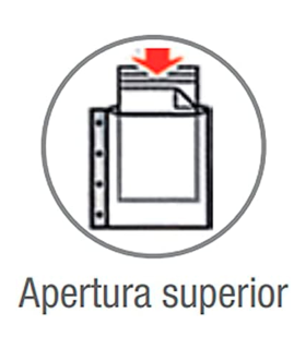 Tradineur - Pack de 10 fundas de plástico transparente A4, multitaladro, 16 agujeros, ordenar y clasificar apuntes, documentos, estudiantes, oficinas