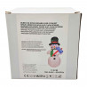 Muñeco de nieve hinchable con luces LED y enchufe, figura inflable decoración de Navidad, válido para exterior, fiesta, jardín,