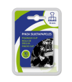 Tradineur - Pack de 10 pinzas sujetapapeles, brazos plegables de acero, sujeción de documentos, folios, clips para oficina (Negro, 19 mm)