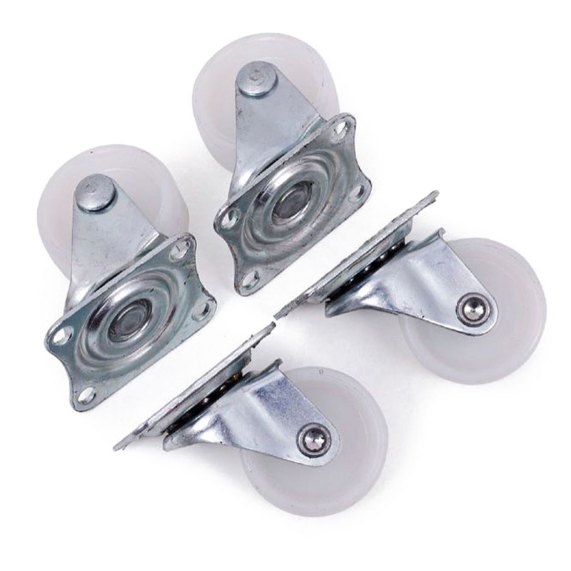 Tradineur - Pack de 4 Ruedas para Muebles - Fabricado en Acero Inoxidable - Apto para una amplia gama de muebles - Ø 32 mm Tradineur - Pack de 4 Ruedas para Muebles - Fabricado en Acero Inoxidable - Apto para una amplia gama de muebles - Ø 32 mm