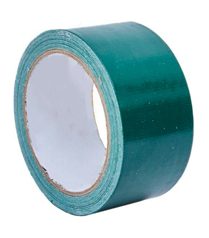 Tradineur - Cinta americana reforzada, fuerte adherencia, resistente, impermeable, corte fácil, reparar, sellar, reforzar, fijar, multiusos, bricolaje (Verde, 48 mm x 16 m)