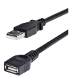 Cable alargador USB, hembra a macho, extensión, alta velocidad, impresora, ratón, teclado, pendrive, mando de consola, disco externo, ordenador (1,5 m)