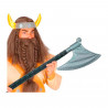 Tradineur - Hacha Vikinga - Fabricación en plástico - Apto para jóvenes - Complemento para carnaval, Halloween y celebraciones -