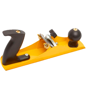 Tradineur - Cepillo carpintero para madera - Fabricado en Metal de lata resistencia - Mango Ergonómico, cómodo y seguro - 23,5 x 5 cm