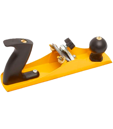 Tradineur - Cepillo carpintero para madera - Fabricado en Metal de lata resistencia - Mango Ergonómico, cómodo y seguro - 23,5 x 5 cm