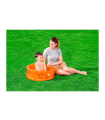 Tradineur - Piscina hinchable infantil, vinilo resistente, válvula de seguridad, 3 cámaras de aire, 64 x 25 cm, color aleatorio