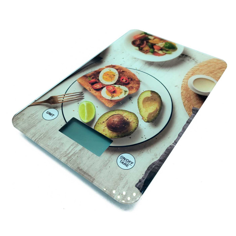 Tradineur - Bascula digital para cocina - Max 5 kg - Pantalla LCD - Función Tara - Botón Táctil - 23 x 15 cm - Modelo Aleatorio Tradineur - Bascula digital para cocina - Max 5 kg - Pantalla LCD - Función Tara - Botón Táctil - 23 x 15 cm - Modelo Aleatorio