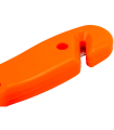 Martillo de emergencia para coche con cortacinturones, herramienta de escape, rompe cristales, ventanillas de automóviles, naranja, 13 x 7,3 cm