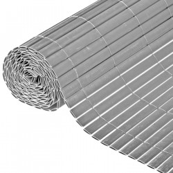 Tradineur - Valla doble cara PVC decorativa de jardín - Borde para césped, plantas, flores, decoración de exterior - 1 x 3 Metro
