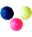 Tradineur - Set de 3 pelotas de playa, fabricadas en plástico PVC, diámetro 4 cm, colores aleatorios