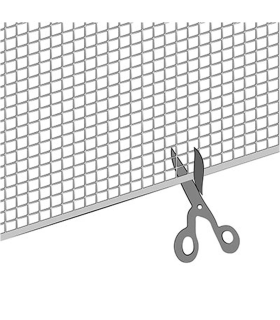 Tradineur - Rollo de malla de plástico Cuadrado, valla, cierre de alambre, cercar jardín, gallinero, finca, alta resistencia (Gris, 1 x 5 m)