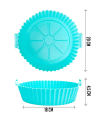 Tradineur - Base de silicona para freidora de aire - Fabricación en silicona para apto alimenticio - Impermeable y antiadherente - Apto para freidoras de 3,5 L / 4,5 L - Ø 18/20 x 4,5 cm