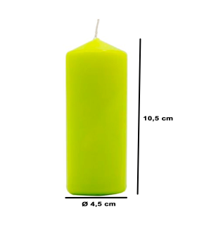 Tradineur - Vela taco con aroma a hierba de limón, velón de cera perfumada, larga duración: 25 horas, aromaterapia, decoración del hogar (Lemongrass, 10,5 x 4,5 cm)