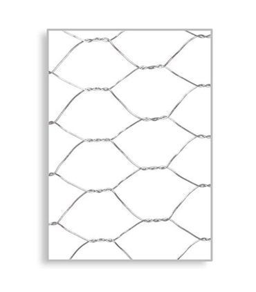 Tradineur - Valla, malla metálica galvanizada hexagonal gris, 0,5 x 3 m, cierre de alambre en rollo, mallado 40 x 40 mm, ideal para cercar jardines, gallineros, fincas, alta resistencia