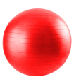 Tradineur - Pelota de pilates a rayas - Fabricada en PVC - Ideal para Fitness y ejercicio - Ø 55 cm - Color Aleatorio