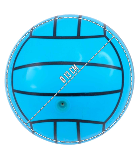 Tradineur - Mini Balón de waterpolo - Fabricado en PVC - Pelota para entretenimiento deportivo para verano - Ø 13 cm - Color Aleatorio