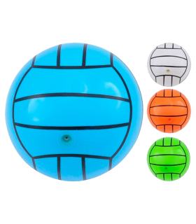 Tradineur - Mini Balón de waterpolo - Fabricado en PVC - Pelota para entretenimiento deportivo para verano - Ø 13 cm - Color Aleatorio