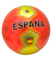 Tradineur - Balón de futbol de 4 capas - Diseño Temático de España - Ideal para regalo para deportistas - Ø 22 cm