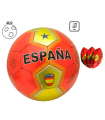 Tradineur - Balón de futbol de 4 capas - Diseño Temático de España - Ideal para regalo para deportistas - Ø 22 cm