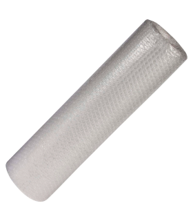 Tradineur - Rollo de plástico de burbujas, impermeable, reciclable, embalaje, máxima protección de mercancía, objetos frágiles, 50 cm x 5 metros