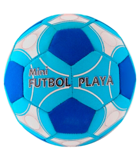 Tradineur - Mini Balón de futbol Fabricado en Neopreno - Ideal para jugar al aire libre, playa y en el hogar - Ø 14 cm - Modelo Aleatorio