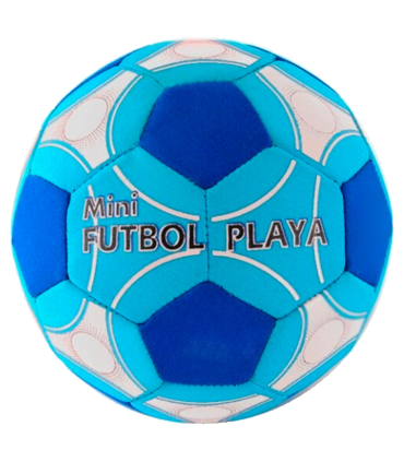 Tradineur - Mini Balón de futbol Fabricado en Neopreno - Ideal para jugar al aire libre, playa y en el hogar - Ø 14 cm - Modelo Aleatorio